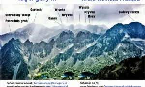 Majestatyczne szczyty Tatr, w tym Gerlach, Krywań i Lodowy szczyt, tworzą wielką koronę gór. Widok zapiera dech w piersiach.