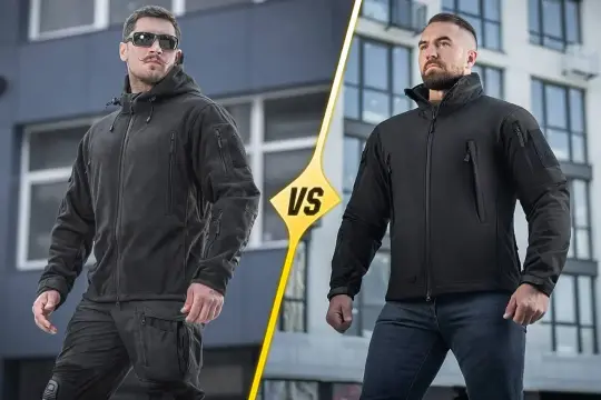 Mężczyźni w kurtkach. Dowiedz się, softshell co to jest i jak wybrać idealną.